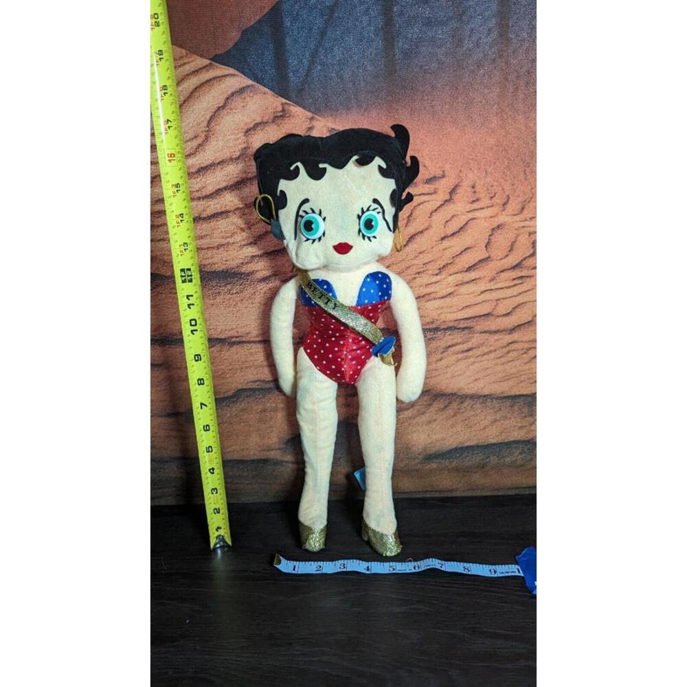 VTG 1989 Ms. America Betty Boop Posable Plush